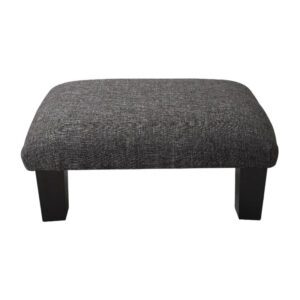 Linen Rectangular Ottoman Footstool